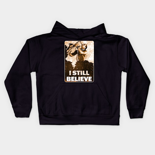 Sax Man Kids Hoodie by CoDDesigns